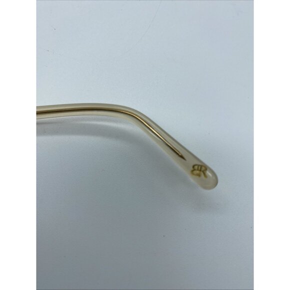 Banana Republic Eyeglasses Cassidy GAW Gold Clear Cat Eye Round 140 mm - Picture 9 of 12